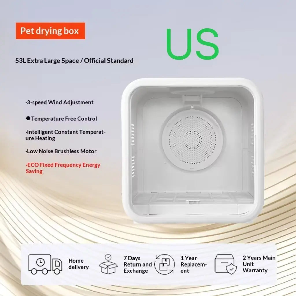 Portable Pet Dryer Enclosed Drying Box for Cats - Quality & Innovation - Getixt