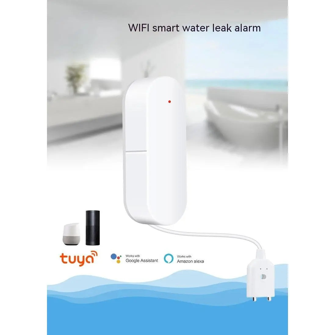 Water Leak Sensor Smart Home Flood Detection Device - Quality & Innovation - Getixt