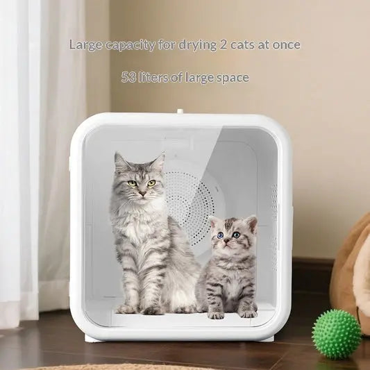 Portable Pet Dryer Enclosed Drying Box for Cats - Quality & Innovation - Getixt