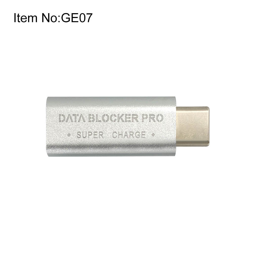 Adaptateur USB « Data Blocker » (recharge uniquement) pour une recharge sécurisée