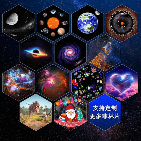 13 In 1 Ultra Clear Galaxy Projector Lamp Rotary Space Ball Planetarium Projector Lights - Quality & Innovation - Getixt