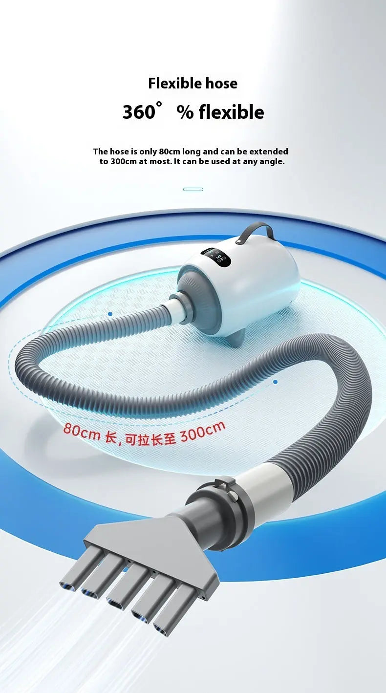 Sèche-cheveux portable pour animaux de compagnie - Sèche-cheveux intelligent pour chiens - Qualité et innovation - Getixt