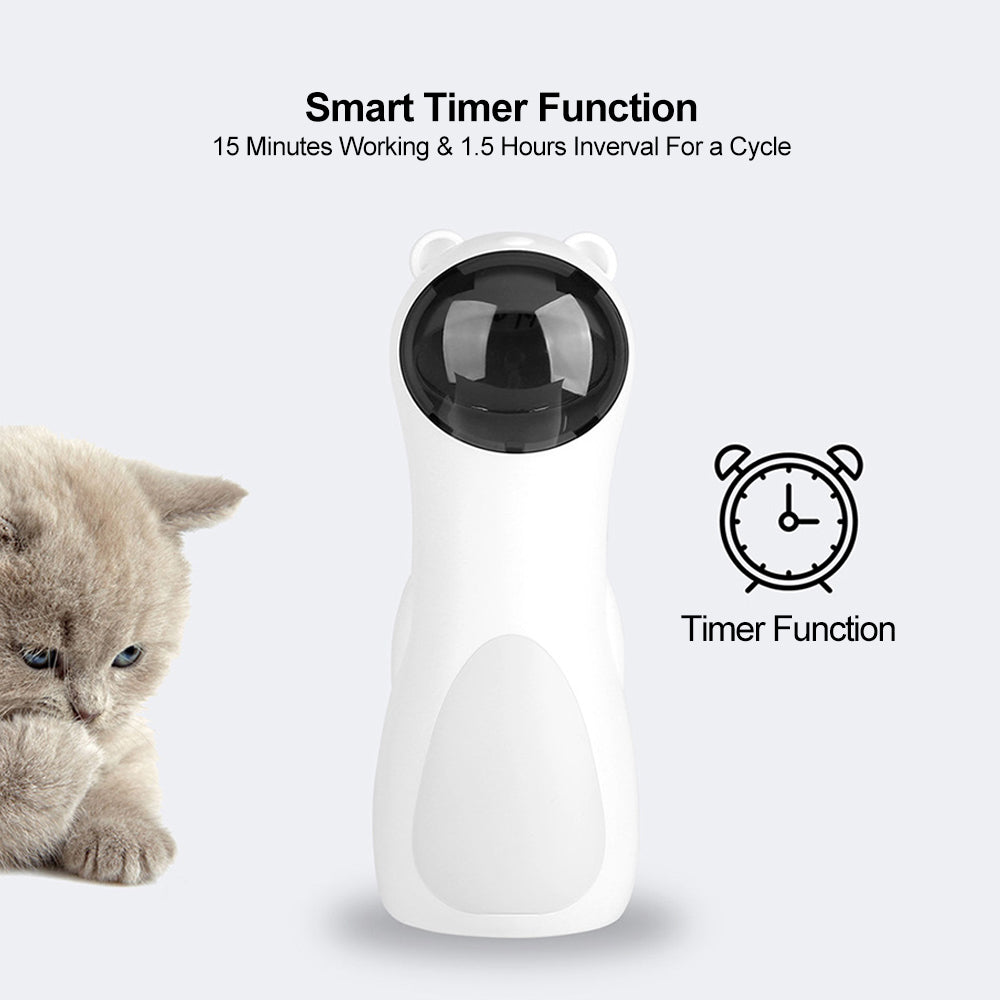 Automatic Laser Cat Toy Interactive LED Teaser