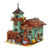 Blocks Bricks Old Fishing House Series Captain's Wharf Toys For Kids Christmas Gifts Getixt