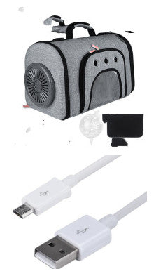 Ventilateur de refroidissement pour sac de transport aéré pour animaux de compagnie