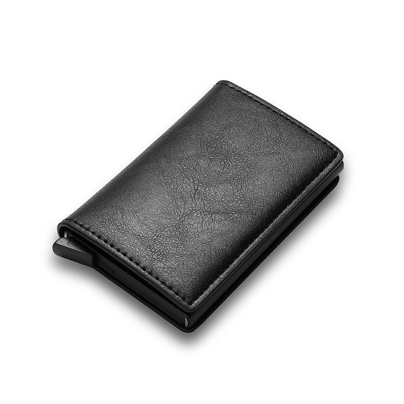 RFID Blocking Wallet Carbon Fiber Aluminum Card Holder