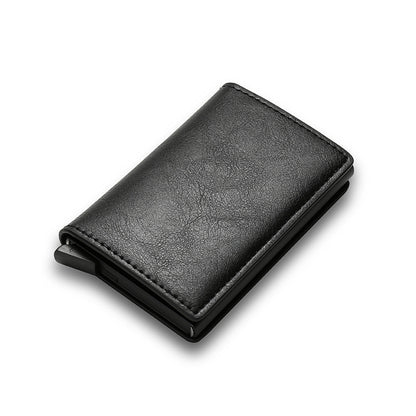 RFID Blocking Wallet Carbon Fiber Aluminum Card Holder