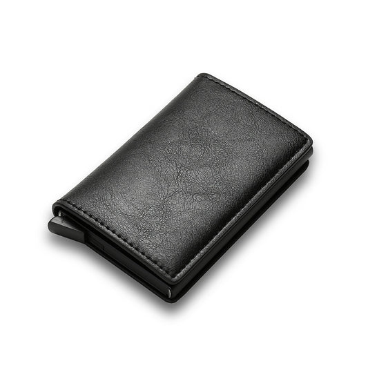 RFID Blocking Wallet Carbon Fiber Aluminum Card Holder