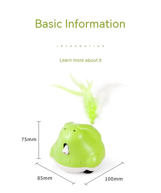 Jouet interactif à balle avec IA – Appareil d'exercice automatique pour animaux de compagnie