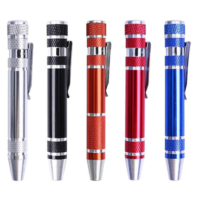 4-in-1 Tactical Pen Multi Tool Screwdriver Set