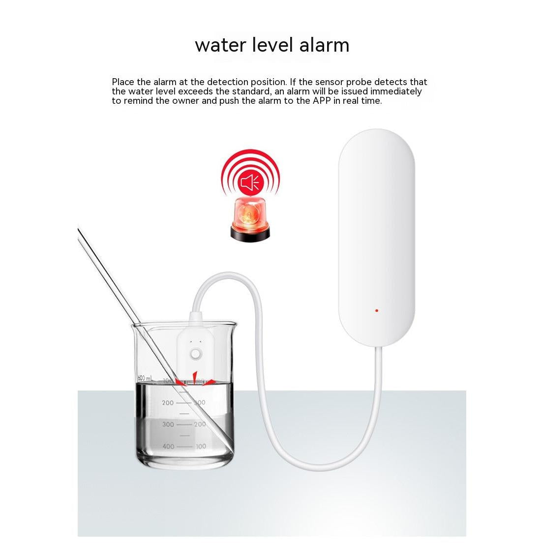 Water Leak Sensor Smart Home Flood Detection Device