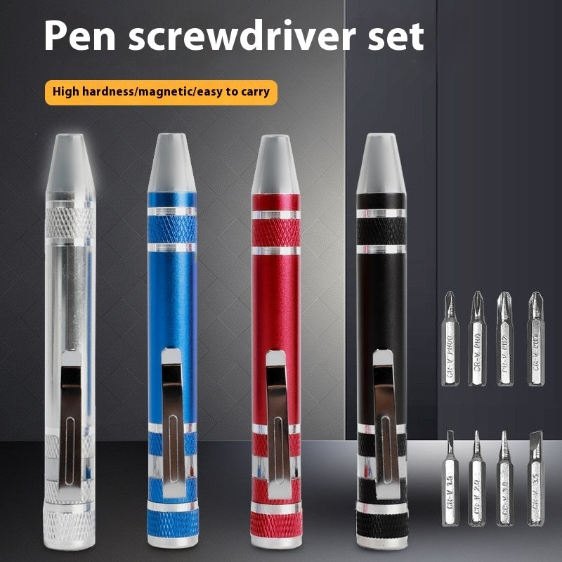 4-in-1 Tactical Pen Multi Tool Screwdriver Set