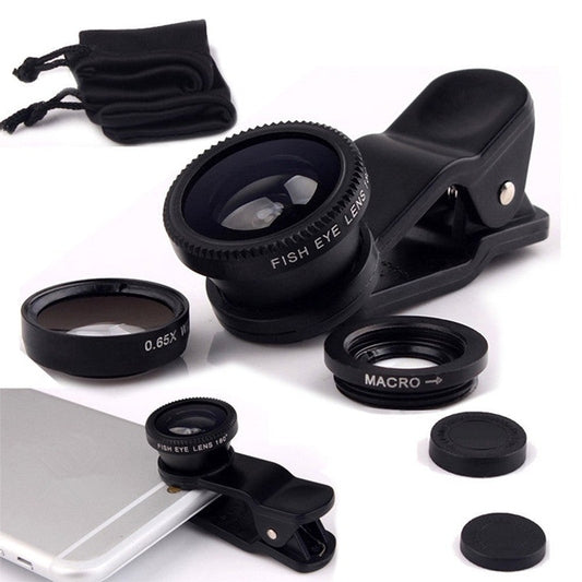 4K Smartphone Lens Kit Wide Angle and Macro HD Photography