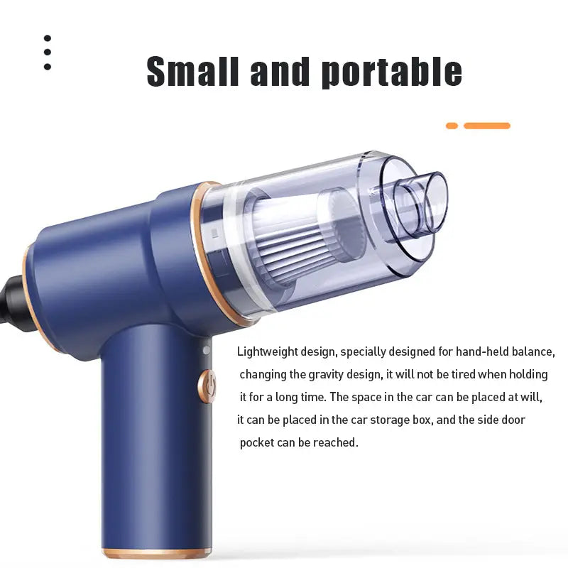 Home and Car Handheld Wireless Charging Vacuum Cleaner Getixt