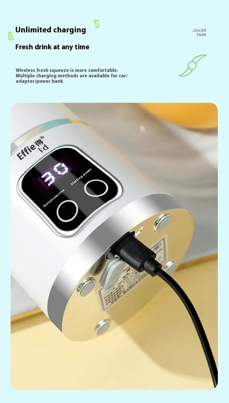 High-end Home Ice Crushing Juicing USB Charging Portable Blender Outdoor Traveling Getixt