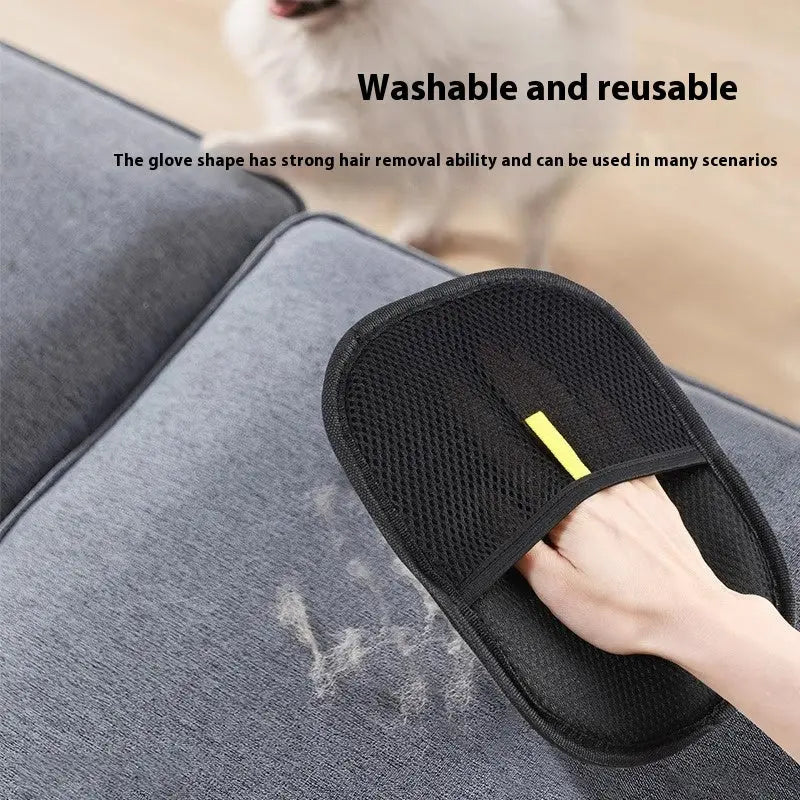 Pet Hair Remover Mitt Pet Hair Remover Gloves Deshedding Brush Glove For Dog Cat Rabbit With Long Short Curly Hair Getixt