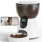 Automatic Cat Feeder With Camera, 1080P HD Video, Night Vision, 5G WiFi, 2-Way Audio, 10s Voice Recorder, Low Food & Blockage Getixt