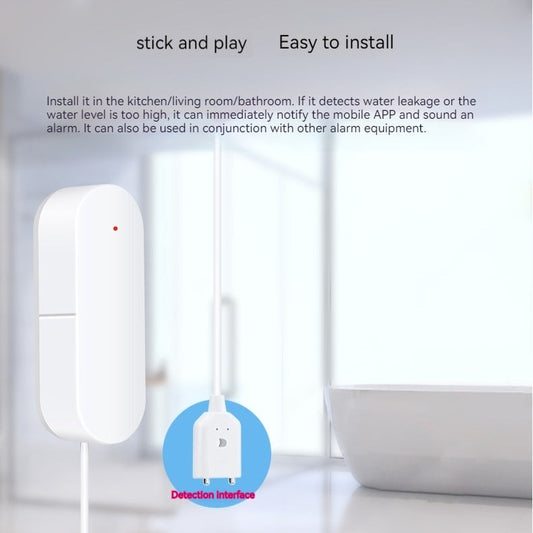 Water Leak Sensor Smart Home Flood Detection Device