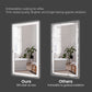 Smart Mirror LED Bathroom Mirror Anti Fog Memory Function