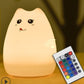 Silicone Touch Sensor LED Night Light For Children Baby Kids