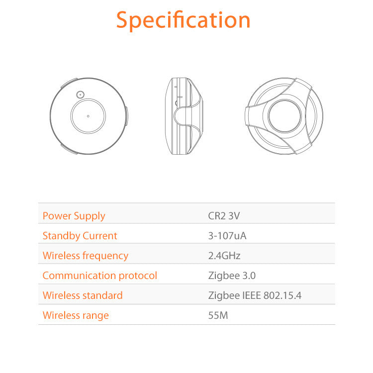 Détecteur de fuite d'eau intelligent avec protection anti-débordement via Wi-Fi