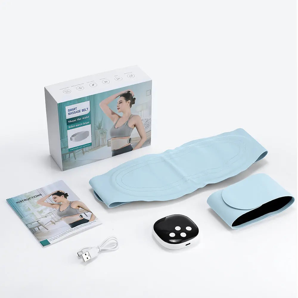 Hot Compress Heating Massage Waist Support Belt A Therapeutic Fat-Reducing Gadget Getixt