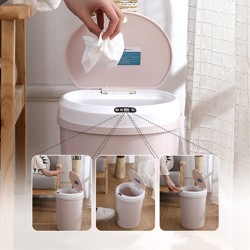 Smart Trash Can Automatic Sensor Lid Touchless Bin