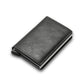 RFID Blocking Wallet Carbon Fiber Aluminum Card Holder