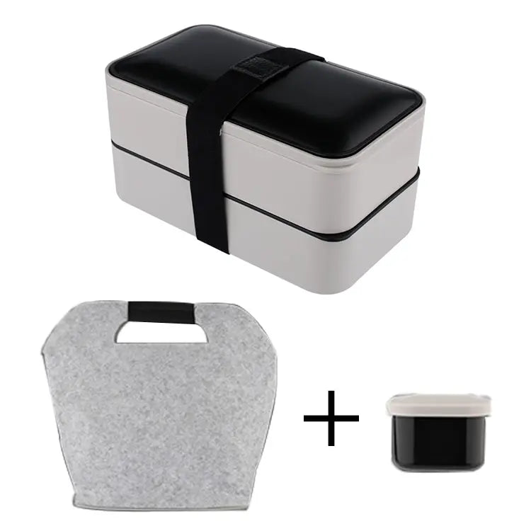 Double lunch box portable lunch box Getixt