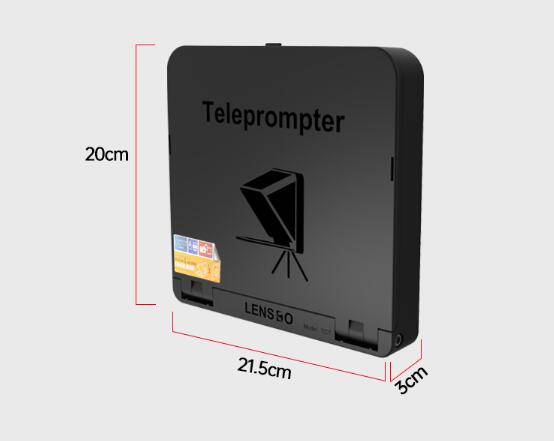 Portable Smartphone Teleprompter for Video Script Reading