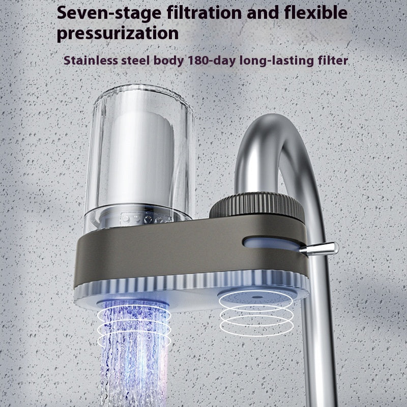UV-C Faucet Water Filter Instant Purification System