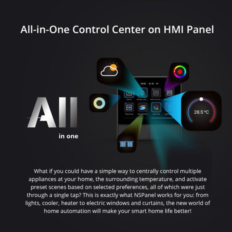 Smart Thermostat Central HMI Home Control
