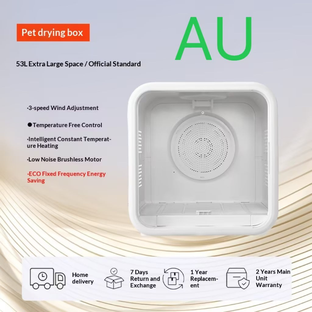 Portable Pet Dryer Enclosed Drying Box for Cats