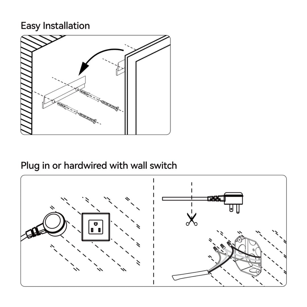Smart Mirror LED Bathroom Mirror Anti Fog Memory Function