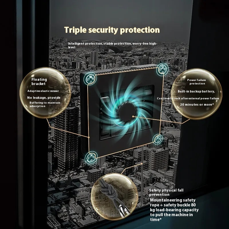 Window Cleaning Robot Dual Spray Automatic Glass Washer