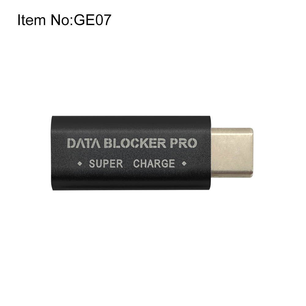 Adaptateur USB « Data Blocker » (recharge uniquement) pour une recharge sécurisée