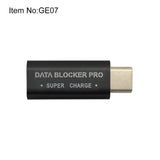 Adaptateur USB « Data Blocker » (recharge uniquement) pour une recharge sécurisée
