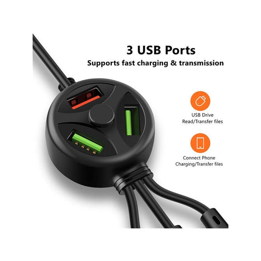 6-in-1 Kevlar Cable Fast Charging Multi Device Cable