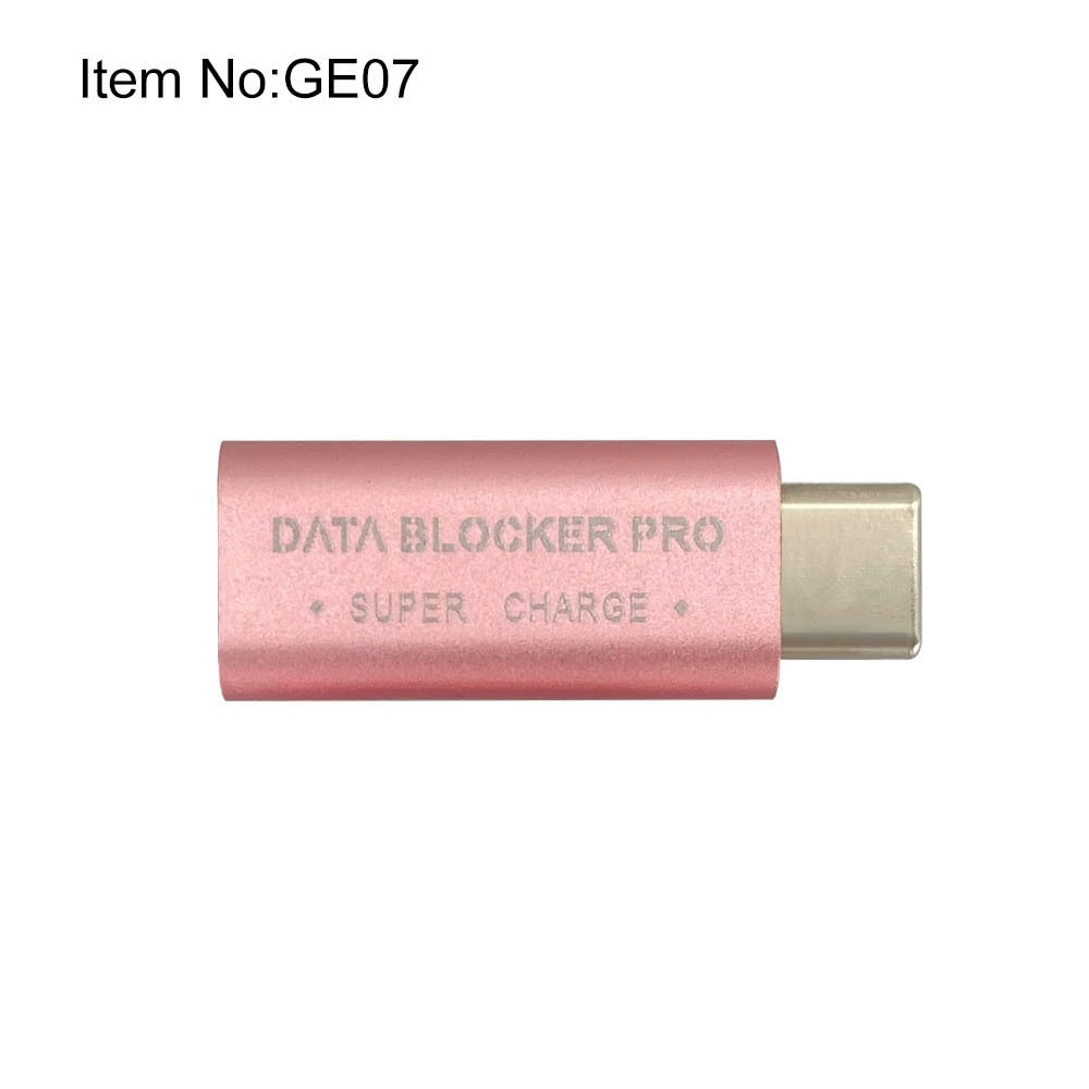 Adaptateur USB « Data Blocker » (recharge uniquement) pour une recharge sécurisée