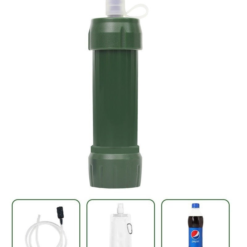 Portable Water Filter Straw Emergency Outdoor Use