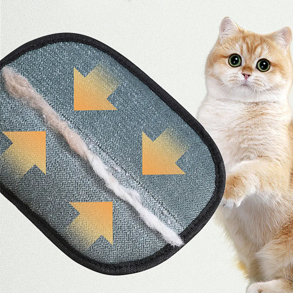 Pet Hair Remover Mitt Pet Hair Remover Gloves Deshedding Brush Glove For Dog Cat Rabbit With Long Short Curly Hair Getixt