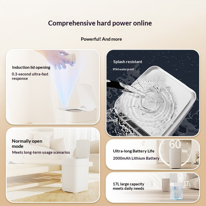 Smart Trash Can Touchless Sensor Garbage Bin