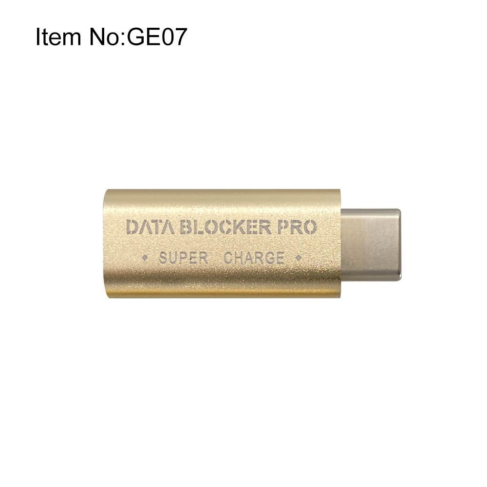 Adaptateur USB « Data Blocker » (recharge uniquement) pour une recharge sécurisée