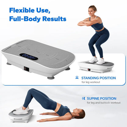 Vibration Plate Quiet Body Shaker Massager Exercise Machine For Home Fitness UK Getixt
