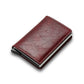 RFID Blocking Wallet Carbon Fiber Aluminum Card Holder